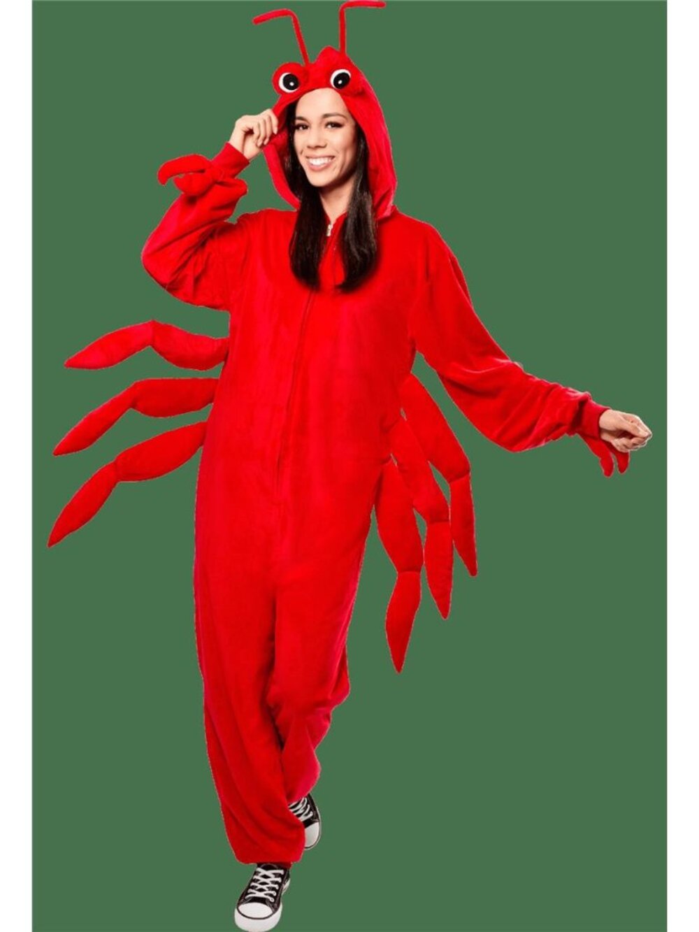 Lobster Jumpsuit Halloween Costume for Adults, Adult Size